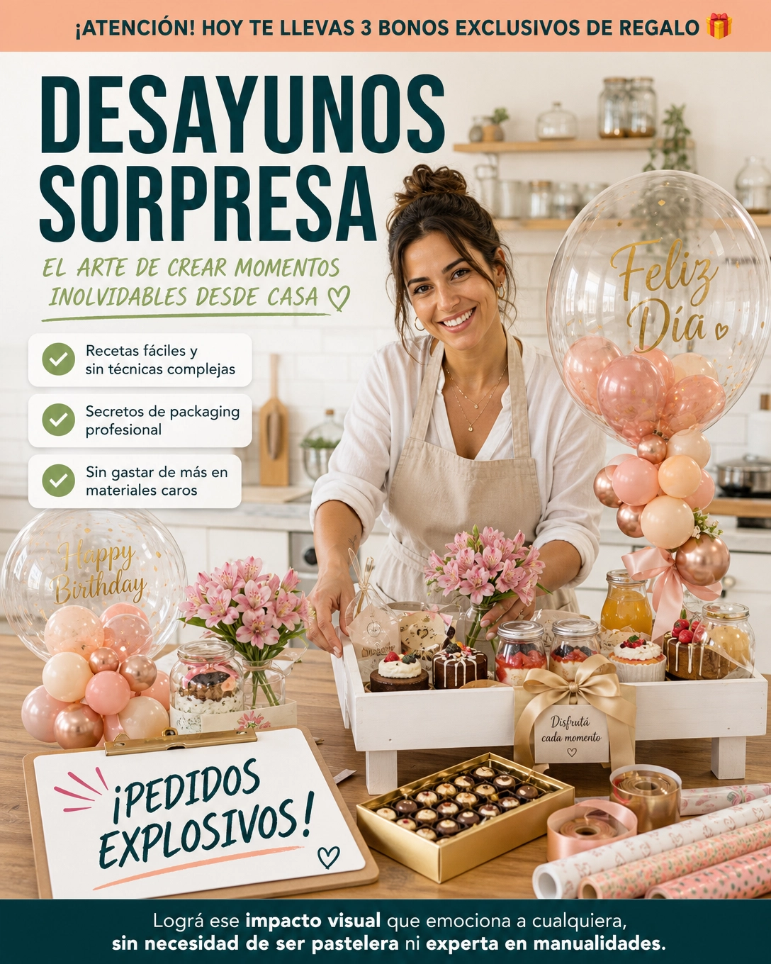 El Arte de los Desayunos Sorpresa + 3 Bonos