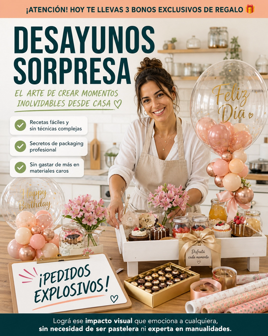 El Arte de los Desayunos Sorpresa + 3 Bonos